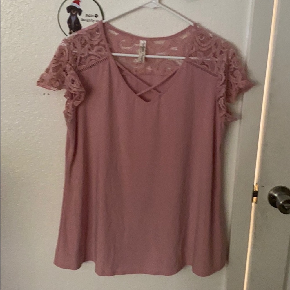 Dusty rose top